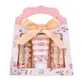 Accentra – Duschset Frauen Geschenkset HONEY JASMINE in schöner Geschenkbox – 3-teiliges Pflegeset mit Duschgel, Bodylotion und Schaumbad – Wellness Geschenk Set zum Geburtstag & Valentinstag