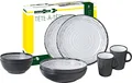 Brunner 0830143N.C3S Campinggeschirr Set für 2 Personen, Tête-À-Tête Granada, 8-teilig