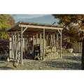 SKANHOLZ Kaminholzunterstand "Max", Douglasienholz, BxHxT: 370 x 229 x 160 cm - beige