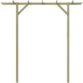 vidaXL Gartenpergola 200x40x205 cm Holz