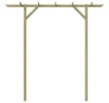 vidaXL Pergola, Gartenpergola 205x40x203 cm Holz