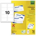 SIGEL Visitenkarten 225 g/m² satiniert hochweiß LP798