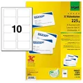 SIGEL Visitenkarten LP798 satiniert weiß 225 g/qm, 100 St.