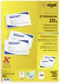 Sigel LP798 Bedruckbare Visitenkarten, glatte Kanten 85 x 55mm Hochweiß 100 St. Papierformat: DIN A4