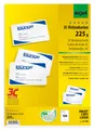 SIGEL Visitenkarten LP798 satiniert weiß 225 g/qm, 100 St.