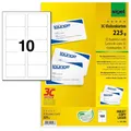 SIGEL Visitenkarten LP798 satiniert weiß 225 g/qm, 100 St.