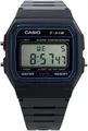 Casio Collection F-91W-1YEG Herren Armbanduhr Digital Quarz 33,2 mm Schwarz