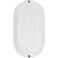 LUXULA Feuchtraumleuchte IP65 CCT 3000K-6500K Warm- Kaltweiß Ovalleuchte 12W Kellerlampe 1080lm Garagenleuchte Außenleuchte Weiß