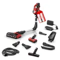 Bosch Akku-Staubsauger Unlimited 7 ProAnimal BKS711PET, kabelloser Tierhaar-Staubsauger, beutellos, Knickrohr, Hygiene-Filter, 10 Jahre Motorgarantie, XXL-Polsterdüse, LED-Beleuchtung, Turbostufe, rot