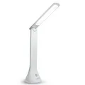 Eaxus® Touch LED Tischleuchte - Schreibtischlampe/Notfalllampe Dimmbar mit 3 Helligkeitsstufen & USB, Weiß