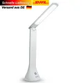 EAXUS® Dimmbare Touch LED Tischleuchte | 180° Schreib-Tischlampe | USB Batterie