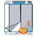 Apalus VP Fliegengitter Tür 90x210 cm Magnet Insektenschutz Klett