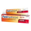 FeniHydrocort Creme 0,5 %, Hydrocortison 5 mg/g, wirksam bei Hautentzündungen 15 g