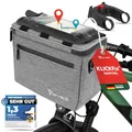 MIVELO Lenkertasche Fahrrad für KLICKfix - inkl. Adapter - Fahrradtasche Lenker - wasserabweisend & geräumig - Lenkertasche - Tasche Lenker - E-Bike tauglich - mit Handyfach