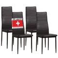 Esszimmerstühle SET 4/6 Stk Farbe und Stückzahl wählbar Kunstleder MILANO