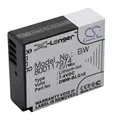 vhbw Akku kompatibel mit Panasonic Lumix DMC-ZS60 Kamera (980 mAh, 7,4 V, Li-Ion)