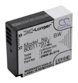 vhbw Ersatz für Leica BP-DC15E, BP-DC15 für Digitalkamera / Kamera (980 Kamera-Akku Akku Li-Ion 980 mAh, Leistungsfähiger Austausch-Akku für Digitalkamera, Spiegelreflexkamera