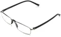 Rodenstock Unisex Lesebrille ProRead R2640 Lesehilfe bei Weitsichtigkeit, Brille mit leichtem Edelstahlgestell (+1 / +1,5 / +2 / +2,5), Dunkelblau/Silber, 2,0