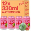 XO Watermelon Lemonade (12 x 330 ml) | erfrischend, natürlich, ballaststoffreich | 6 g pflanzliche Präbiotika | wenig Zucker & Kalorien