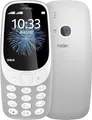 Telefon Nokia 3310 Dual SIM Grau Weiß 2,4 Zoll (6,1 cm) Integrierte Kamera, Bluetooth, FM-Radio mit italienischer Sprache
