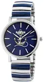 Raptor Colorful Edition Ausgefallene Damenuhr Bunt | Armbanduhr Damen außergewöhnlich mit Zugarmband | Besondere Damenarmbanduhr – Modische Uhr Frauen Senioren (blau/weiß)
