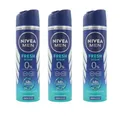 3x150ml Nivea Deospray Fresh Ocean