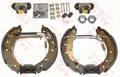 ORIGINAL TRW BREMSENSATZ BREMSBACKEN TROMMELBREMSE HINTEN PEUGEOT RENAULT