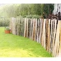 Iwerk - Staketenzaun Haselnuss 60 X 300 Cm Haselnusszaun Rollenzaun Lattenzaun