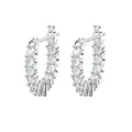 Swarovski Damen Creolen "Vittore Mini" silber/weiss 5562126