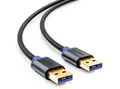 deleyCON deleyCON 1,5m USB 3.0 Datenkabel 5Gbit/s USB A-Stecker zu USB USB-Kabel
