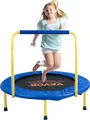 VEVOR Gartentrampolin 81x92x92 cm Klappabrer Trampolin bis 60 kg Kindertrampolin Blau Indoor/Outdoor