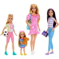 Mattel Lalka Barbie Siostry Lalki 4-pak HWJ01 (HWJ01)