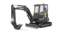 BRUDER - Kompakt-Minibagger VOLVO ECR40 - 1/16 - BRU2465