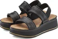 LASCANA Plateausandaletten Sommerschuh, Sandale, Sandalette, offener Schuh, Plateausandale, schwarz Größe 37