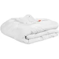 Bettdecke 135 x 200 cm, 4-Jahreszeitendecke, 100% Mikrofaser, Allergiker geeignet, sleepling Basic 100 - Weiß