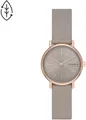 SKAGEN Quarzuhr SIGNATUR LILLE SKW3060, Armbanduhr, Damenuhr, Nachhaltigkeitssiegel, Lederarmband