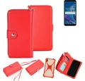 K-S-Trade Handyhülle für Asus ZenFone Max Pro (M1), 2in1 Schutz-Hülle Portemonnee Handy-Hülle mit Bumper