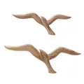 Boltze Wandobjekt Seagull Wanddeko aus Holz, Vägel, maritimes Motiv