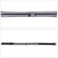 Relaxdays Laufgürtel Nylon Elasthan Grau 2 Fächer Wasserdicht Verstellbar Reflektierend 5 x 44 cm 60 g