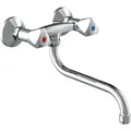 SCHÜTTE Spültischarmatur "CESTI", 1/2", Messing, chromfarben - silberfarben