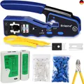 RJ45 Crimpwerkzeug-Set Cat5e Cat6 Crimpwerkzeug-Set