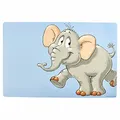 Ritzenhoff & Breker Platzset Happy Zoo, Elefantenkind Eddi, Tischset 45 x 30 cm, Platzmatte mit Tier-Motiv, Abwischbar