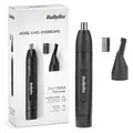 Babyliss Men E652E Nasen- und Ohrhaartrimmer mit Augenbrauenaufsatz