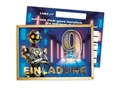 12 Einladungskarten zum 9. Geburtstag - Geburtstagseinladung Einladung zum Kindergeburtstag Kinderparty Techno-Party für Jungs Kinder Science High-Tech Künstliche Intelligenz Roboter Neonfarben