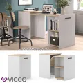 Schreibtisch Adam Greige Eiche 60 x 150,2 cm Vicco