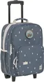 LÄSSIG Kinderkoffer Happy Prints, Trolley, Midnight Blue, 2 Rollen