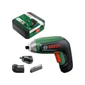 Bosch IXO8 Akku-Schrauber (Bitsatz, Exzenter-Vorsatz, Winkelvorsatz, Aufbewahrungsbox)