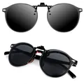 Polarisiert Sonnenbrillen Aufsatz Brille, Sonnenbrille Clip, Anhebbar und Ult...