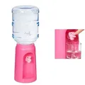 Relaxdays Getränkespender 10027938 pink 4,5 Liter, Kunststoff, Wasserspender mit Ständer und Zapfhahn