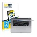BROTECT (2 Stück Schutzfolie für Apple MacBook Pro 16" 2019 (NUR Touch Bar) Displayschutz Folie Ultra-Klar